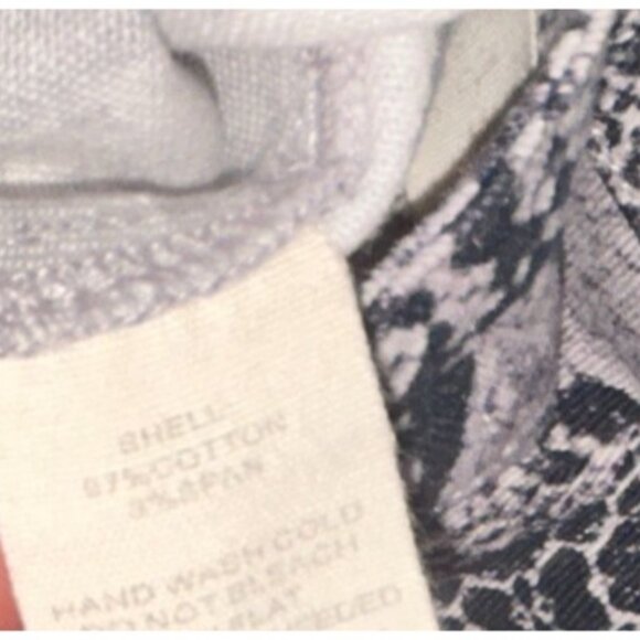 Altar'd State Front Zip Snakeskin Print Mini Skirt Small Y2K Rave 90s - Picture 9 of 10